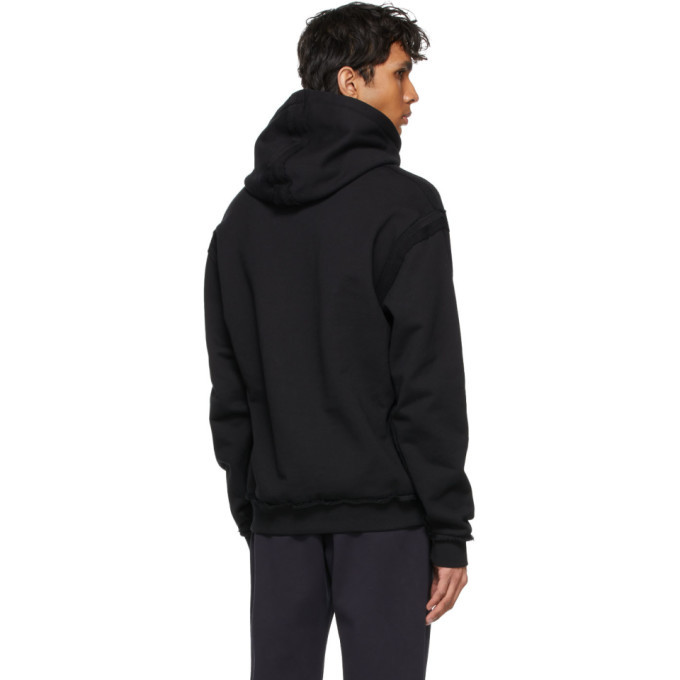 Moschino Black Inside Out Teddy Bear Hoodie Moschino