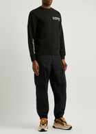 Moncler Grenoble Day-Namic Logo-print Jersey Sweatshirt Black