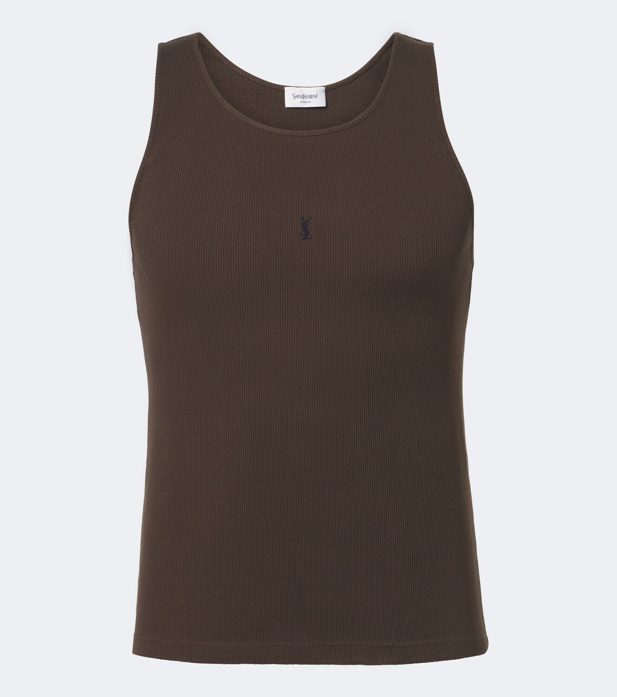 Saint Laurent Cassandre cotton tank top