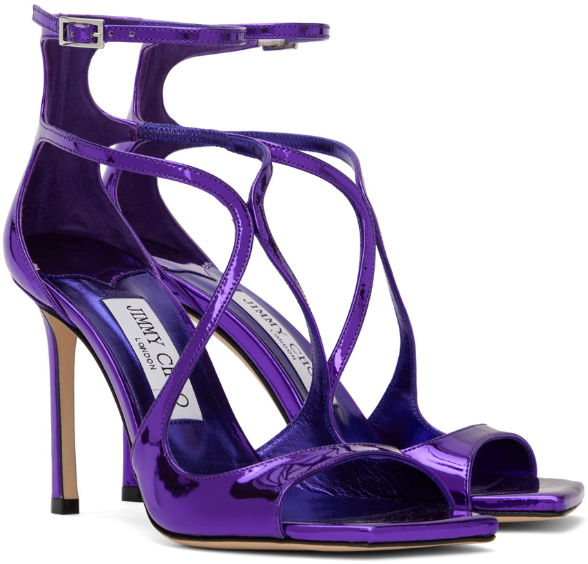 Jimmy Choo Purple Azia 95 Heeled Sandals Jimmy Choo