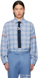 Thom Browne Blue Armband Shirt