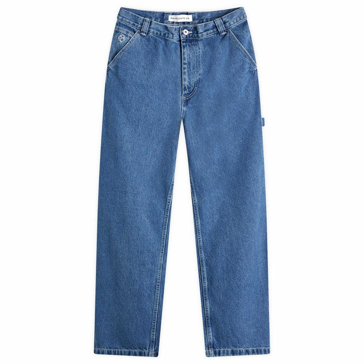 POLAR SKATE CO. 93Pants デニム bigboy 30/30 Polar Skate Co. Men's Big Boy Work Pants in Blue Wash Polar Skate Co.