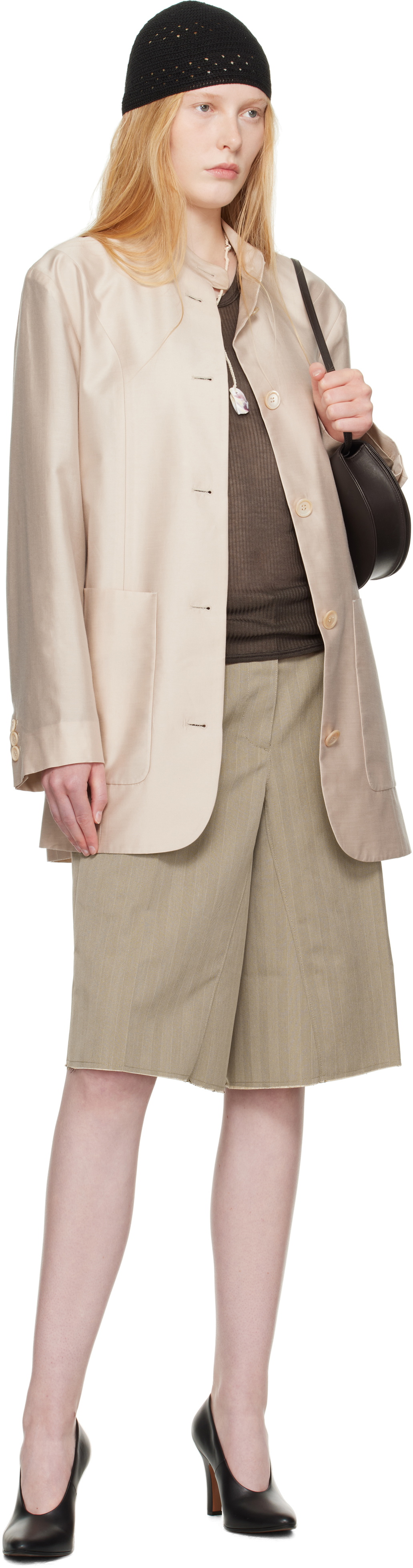 OUR LEGACY WORK SHOP Emporio Armani Beige Pomposo Coat Our Legacy