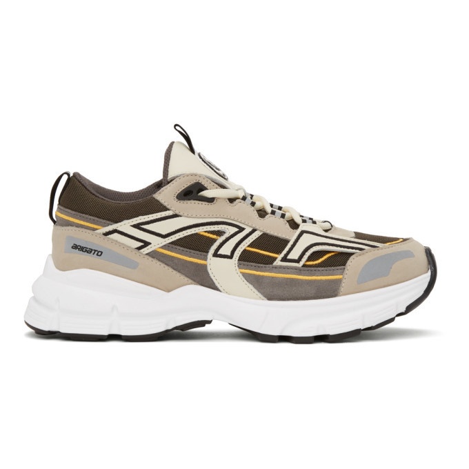 Photo: Axel Arigato Grey and Taupe Marathon R-Trail Sneakers