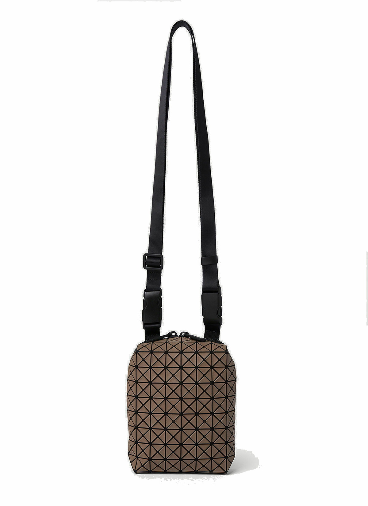 Beetle Crossbody Bag in Brown Bao Bao Issey Miyake Beetle Crossbody Bag in Brown Bao Bao Issey Miyake