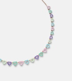 Kamyen Candy Crush 18kt rose gold choker with diamonds