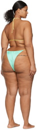 DOS SWIM SSENSE Exclusive Green Isa & Nova Bikini