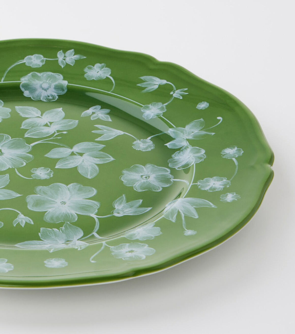 Cabana x Ginori 1735 floral porcelain charger plate