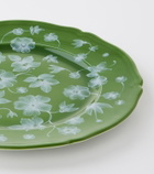 Cabana x Ginori 1735 floral porcelain charger plate