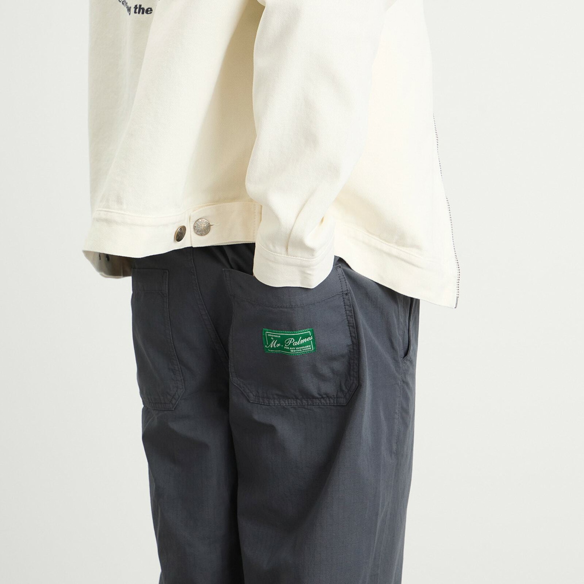 Palmes Men's Lucien Trousers in Charcoal