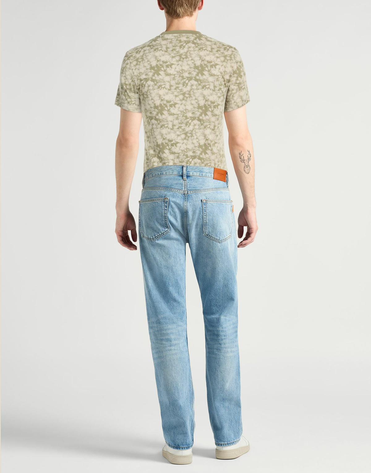 Barbour Mens T-shirt Military in Green