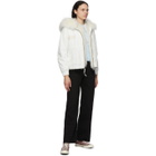 Mr and Mrs Italy White Fur Parka Jacket