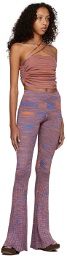 Isa Boulder SSENSE Exclusive Orange & Purple Flared Jelly Lounge Pants