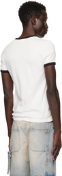 Courrèges White Signature Contrast T-Shirt