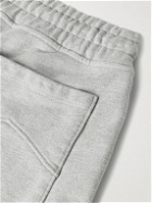 Rhude - Tapered Logo-Embroidered Cotton-Jersey Sweatpants - Gray