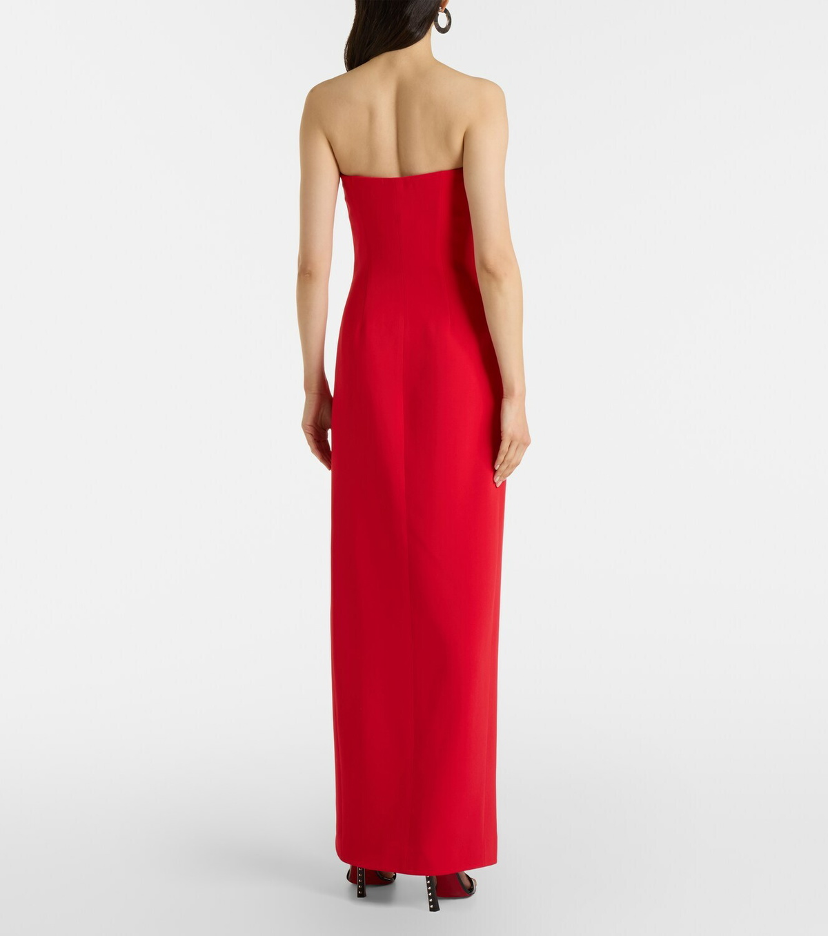 Alessandra Rich Bow-detail cady gown