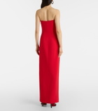 Alessandra Rich Bow-detail cady gown