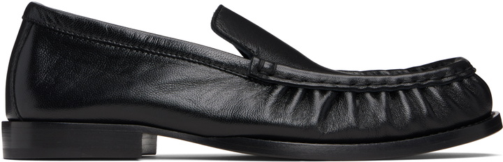 Photo: Dries Van Noten Black Leather Loafers