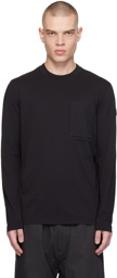 Moncler Black Patch Pocket Long Sleeve T-Shirt
