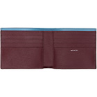 Paul Smith Black 'Artist Stripe' Interior Wallet