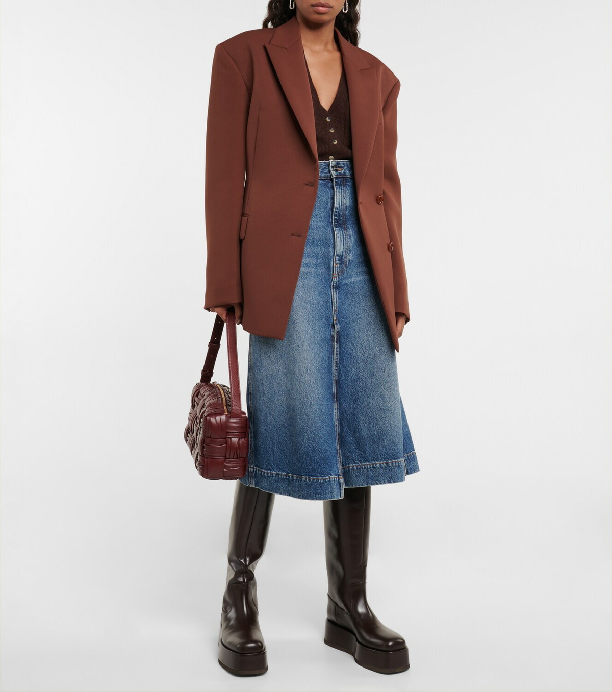 【Gia Borghini】 Gia/RHW Rosie 24 flatformニーハイブーツ Gia Borghini - Gia/RHW Rosie 24 flatform knee-high boots Gia