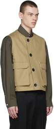UNIFORME Tan Cotton Vest