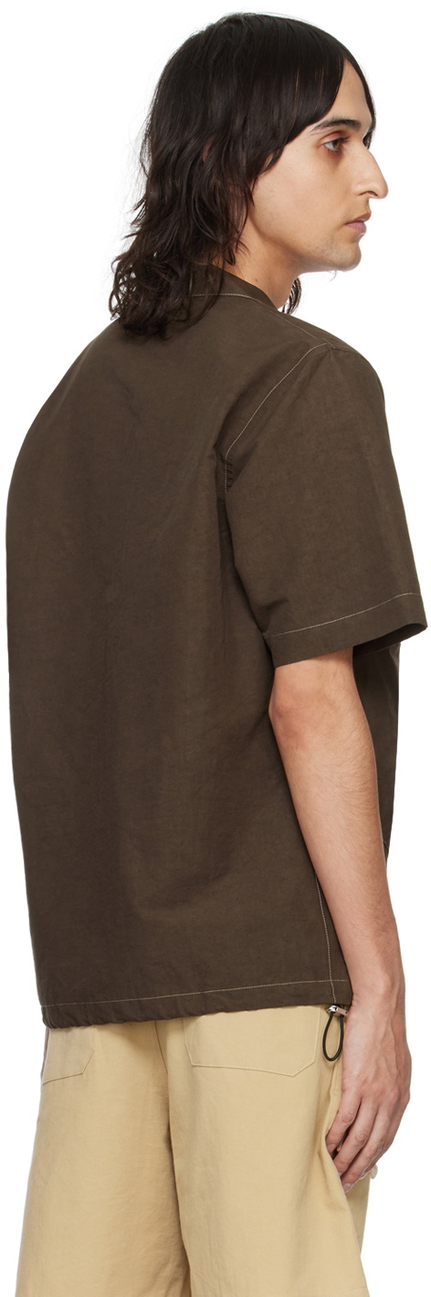 RANRA ブラウン Glems シャツ Glems Shortsleeve Shirt Chocolate Brown – Slam Jam®