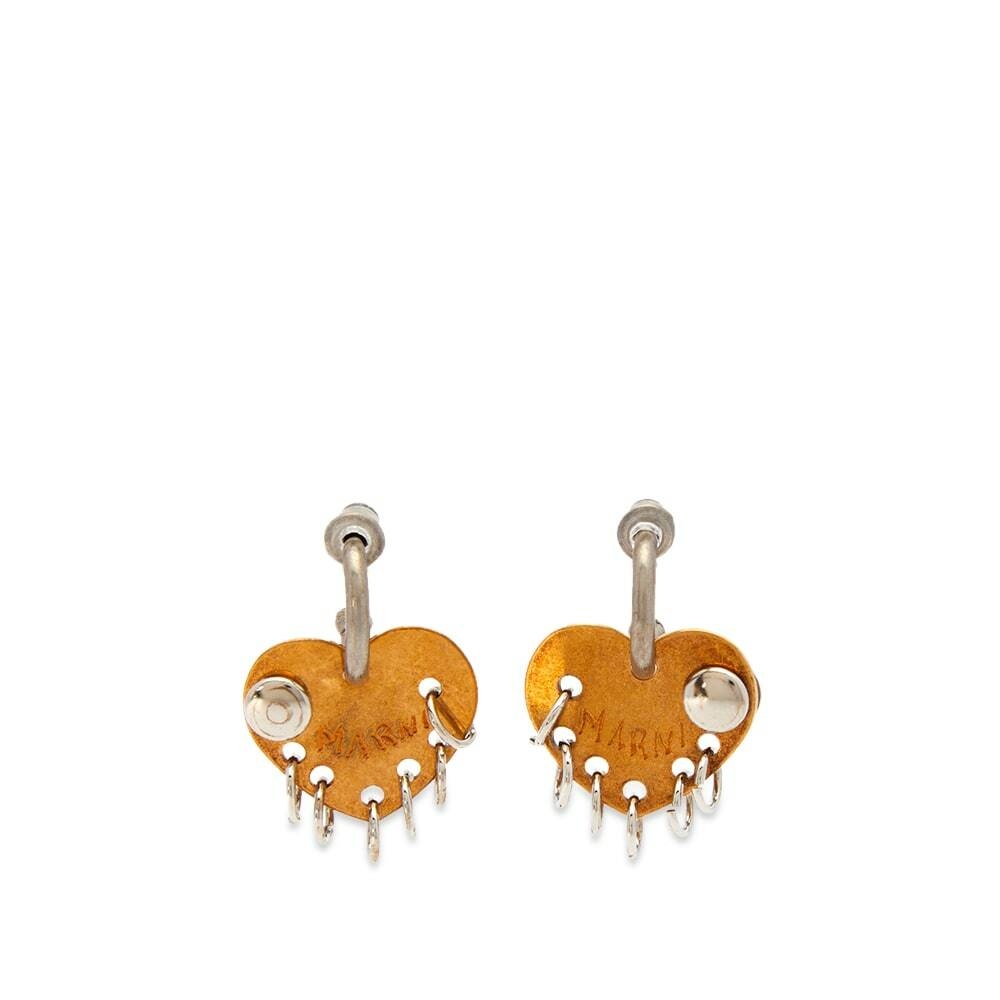 Dolce & Gabbana Gold With Pearls Heart Shaped Earrings 
