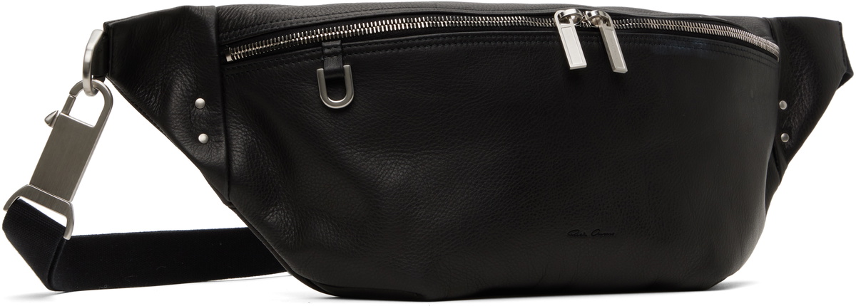 Rick Owens Black Hollywood Bumbag Pouch
