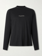 Portal - Lateral Peak Logo-Print Recycled-Jersey T-Shirt - Black
