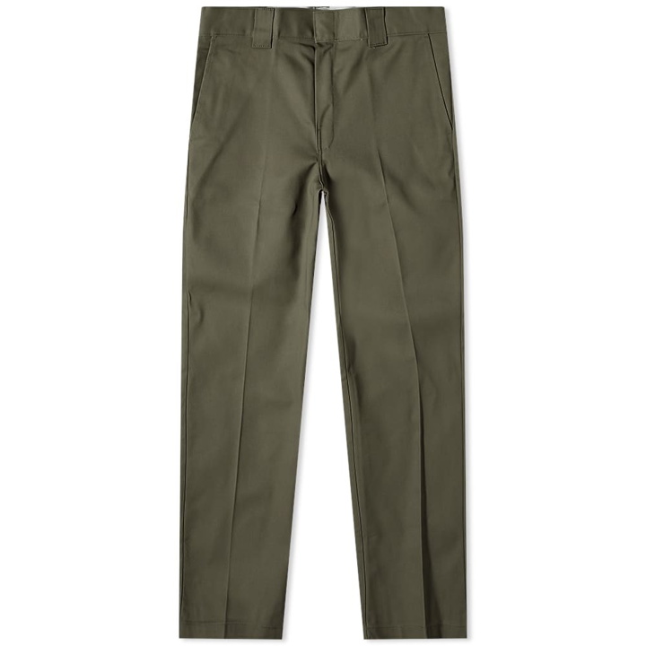 Photo: Dickies Men's 873 Slim Straight Work Pant in Olive Green