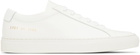 Common Projects White Original Achilles Low Sneakers