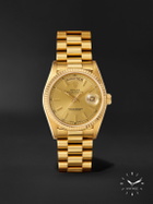 Stephanie Windsor - Pre-Owned 1987 Rolex Oyster Perpetual Day-Date Automatic 36mm 18-Karat Gold Watch, Ref. No. 18038