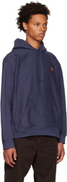 Carhartt Work In Progress Navy American Script Hoodie