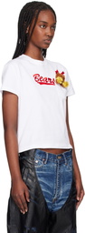 doublet White Cheerleading Bear T-shirt