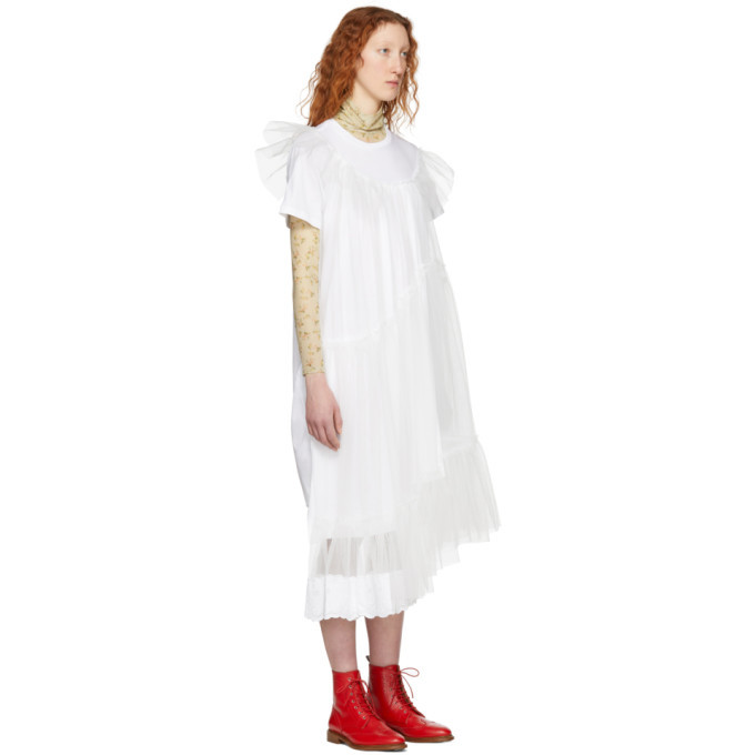 Simone Rocha White Tulle T-Shirt Dress Simone Rocha