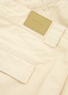 Percival Stay Press Auxiliary Cotton Trousers Cream