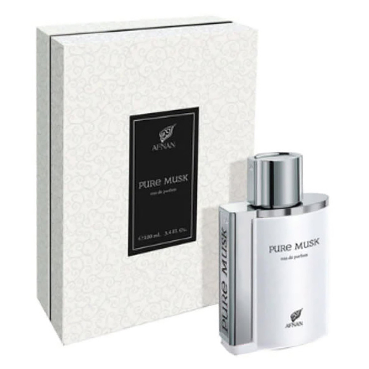 Afnan Unisex Pure Musk EDP Spray 3.4 oz/100ML Fragrances 6290171002130