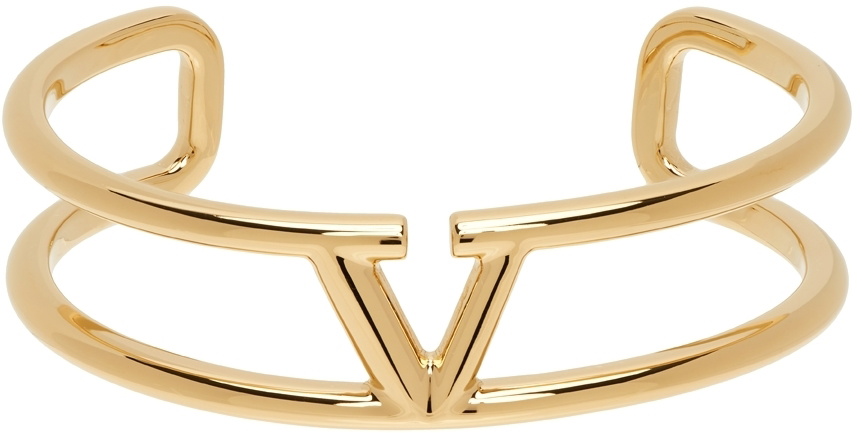 Valentino Garavani Gold Brass Bracelet