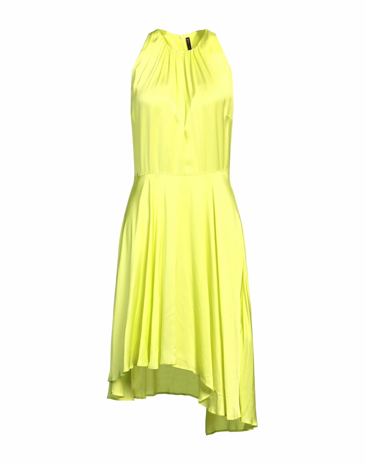 Manila Grace Womens Midi dress Lime in Green