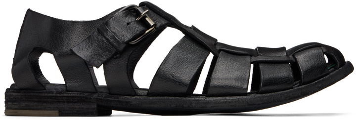 Photo: Officine Creative Black Archive 521 Sandals