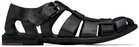 Officine Creative Black Archive 521 Sandals