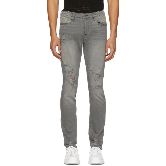 Photo: Frame Denim Grey LHomme Skinny Jeans