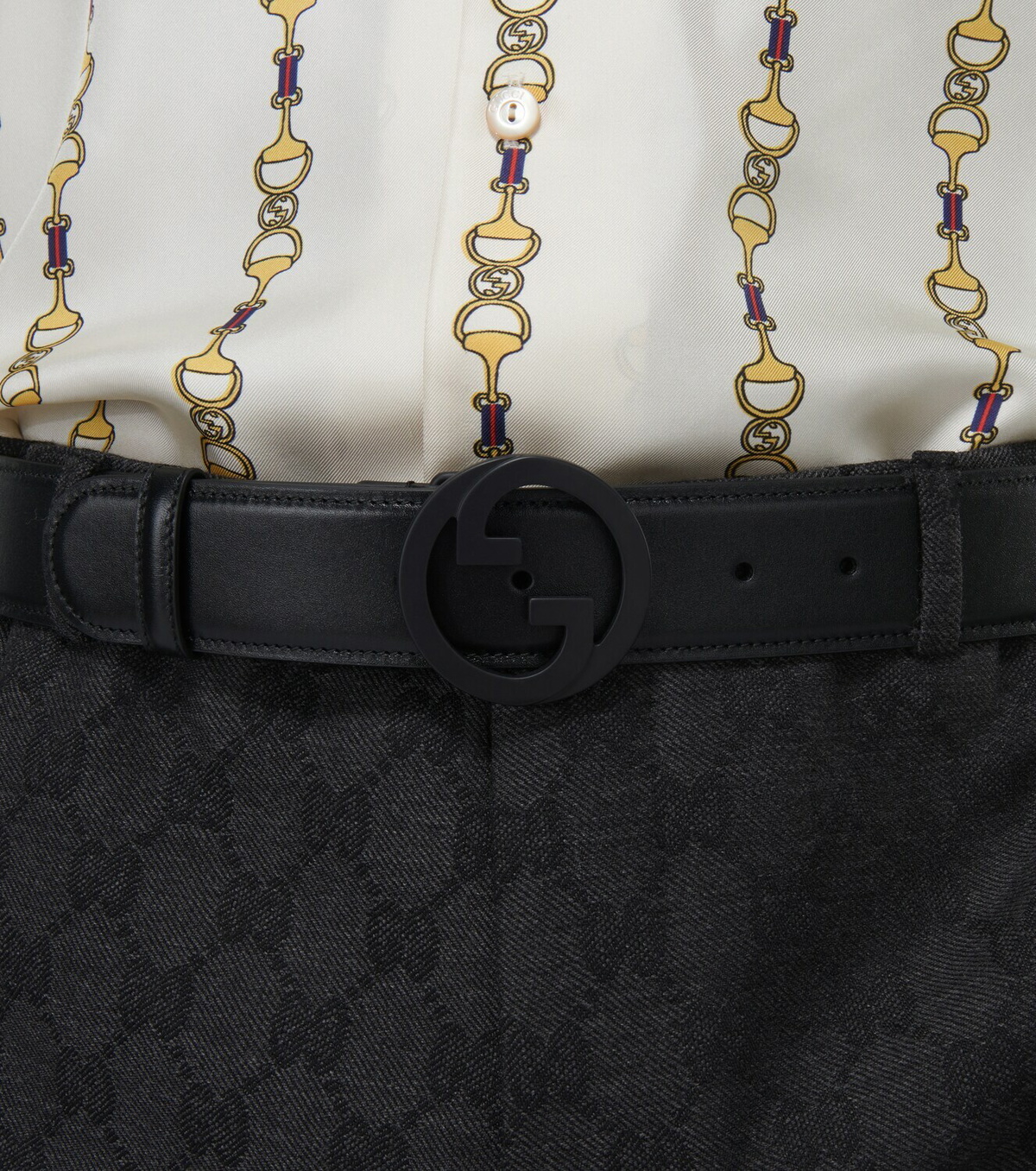 Gucci Interlocking G leather belt Gucci