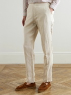 Orlebar Brown - Griffon Tapered Linen Trousers - Neutrals