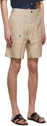 PRESIDENT's Beige Cotton Shorts