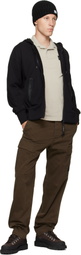 C.P. Company Khaki Stretch Sateen Regular Cargo Pants