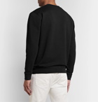 McQ Alexander McQueen - Logo-Embroidered Loopback Cotton-Jersey Sweatshirt - Black