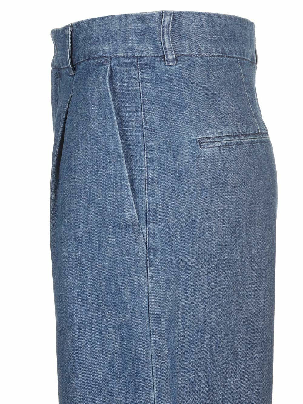 S Max Mara esordio Blue Denim Jeans S Max Mara