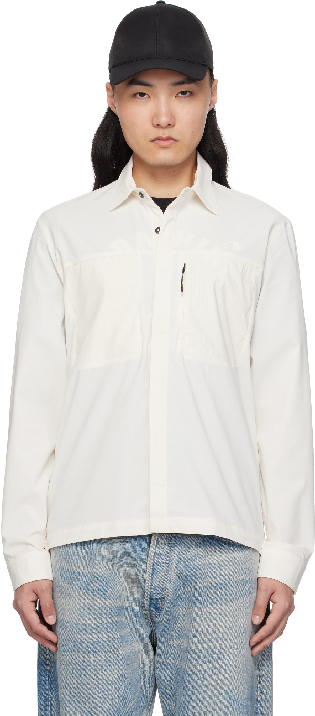 The North Face White Long-Sleeve LIGHTRANGE Shirt